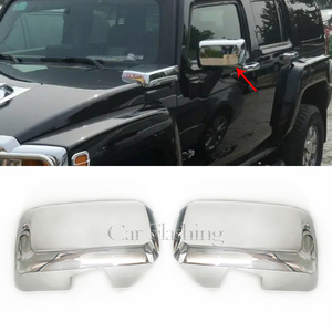 Coque de <span class=keywords><strong>rétroviseur</strong></span> latéral chromée pour Hummer H3 H3T 2006 2007 2008 2009 2010 - Product Image 1