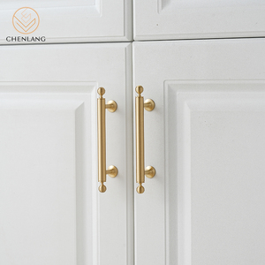 CHENLANG Luxurious Modern Round Head Solid Brass Handle <strong>Knob</strong> Furniture Hardware for Kitchen Cabinet Drawer Wardrobe <strong>Door</strong>-Durable - Product Image 6