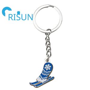 Usine tchèque républicain Prague voyage Souvenir porte-clés personnalisé métal émail république tchèque carte drapeau breloques porte-clés porte-clés - Product Image 6