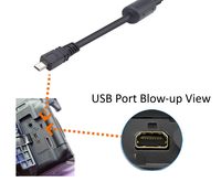 Kabel USB Tipe A untuk Transfer Foto & Pengisian Daya untuk D3300/D750/D5300/D7200/D3200/Coolpix B500 DSLR (Daftar Lengkap Di Bawah)
