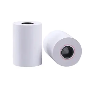 Venta al por mayor caja registradora papel de impresión Pos papel térmico directo 57x50 recibo Pos rollo de papel térmico