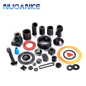 Custom NBR FKM Silicone EPDM Neoprene Flat Rubber Washer Seals FPM Rectangular Square Round Rubber Gasket Seal