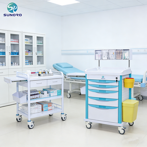 다기능 병원 의료 응급 트롤리 ABS 소재 트롤리 의약품 카트 핫 세일 최저가 - Product Image 5