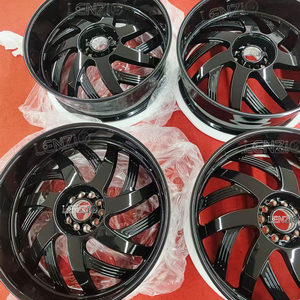 Jantes LENZIO BRAND WHEEL 5x114.3, jantes forgées concaves, jantes forgées 26 pouces, jantes noires - Product Image 6