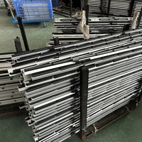 Cadres de persiennes en verre avec lames clipsables en aluminium de 4 et 6 pouces, vente en gros directe usine