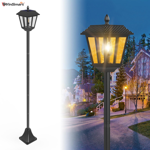 Bahçe lambası W LED IP65 ile Solar 120, giriş kapısı sütunları ve emlak aydınlatması için derecelendirildi - Product Image 1