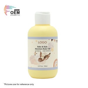 Producto suave para el cuidado del bebé de etiqueta privada, no graso, hidratante, ligero, orgánico, para niños, calmante después de la ducha, aceite corporal para piel seca - Product Image 3