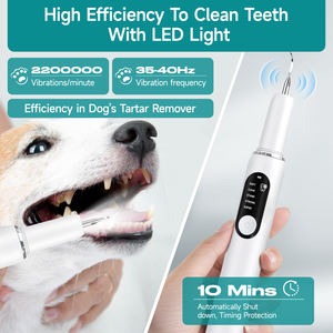 Pulitore denti elettrico senza fili ad ultrasuoni per cani per animali domestici pulitore denti ad ultrasuoni cani cure dentistiche Curvy Moon T6 - Product Image 2