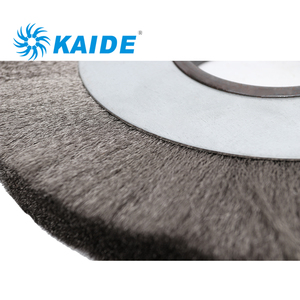 Formato personalizzato di buona prezzo industriale In <span class=keywords><strong>Acciaio</strong></span> <span class=keywords><strong>spazzola</strong></span> ruota filo di <span class=keywords><strong>acciaio</strong></span> <span class=keywords><strong>per</strong></span> sbavatura - Product Image 4