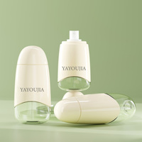En stock, flacons pulvérisateurs ovales, 60 ml, 80 ml, 100 ml, flacons en plastique pour emballage, flacon de parfum, pompe à lotion, PET