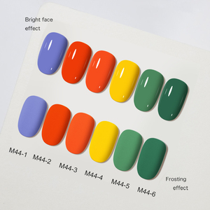 AILANUO OEM Customized Frosted Glass <b>Nail</b> Gel Polish Bottles 8ml 12ml 15ml <b>Nails</b> Uv Gel Polish 6colors <b>Set</b> with Unique Package - Product Image 3