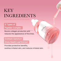 OEM/ODM Marque Privée Vente en Gros ADN de Saumon PDRN Peptide Rose pour Essence Sérum de Soin à la Niacinamide pour Hydratation et Soin de la Peau