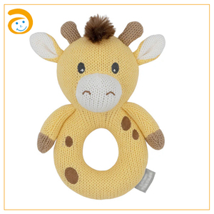 Juguete Sensorial <span class=keywords><strong>de</strong></span> <span class=keywords><strong>Ganchillo</strong></span> para Bebé: Conejo, Oso, León <span class=keywords><strong>de</strong></span> Peluche con Sonajero y Mordedor <span class=keywords><strong>de</strong></span> Madera Suave, Regalo para Recién Nacidos - Product Image 2