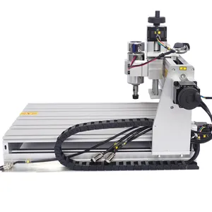 E-CUT Machine Mini Cnc Wood Router with Rotary MACH3. CNC3020, high quality good service