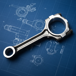 Bielle nouvelle condition pour <span class=keywords><strong>Nissan</strong></span> X-Trail 2.5 Essence 4x4 QR25DE QR25 - Product Image 1