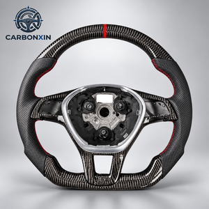 Volante Deportivo de Fibra de Carbono Forjado Personalizado, 3 Brazos, 40 mm, para VW Bora Jetta Golf 7 R-Line Audi A3 8V S3 CC 2015-2017 - Product Image 4