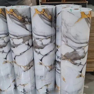 Rouleaux de <span class=keywords><strong>papier</strong></span> <span class=keywords><strong>peint</strong></span> en marbre pour revêtement mural en PVC imperméable personnalisable de haute qualité - Product Image 1