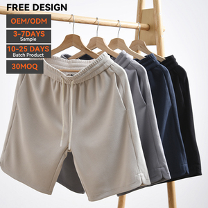 Pantalones Cortos Personalizados de Algodón French Terry Estilo Urbano Premium, Corte Holgado, Lavado Vintage, Bordado, Logotipo Personalizado, Proveedor de Pantalones Cortos para Hombre - Product Image 2