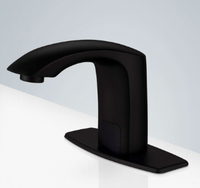 Robinet intelligent à capteur infrarouge automatique à trou unique, économiseur d'eau avec détecteur de mouvement pour salle de bain ou hôpital