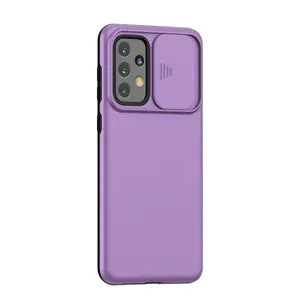 Casing ponsel untuk Cubot P80 Note 50 21, casing ponsel pelindung lensa geser penutup belakang PC Matte