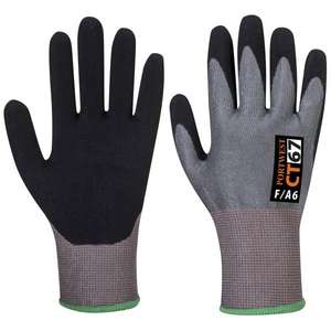 GUANTE PORTWEST - CT67G8RXS CT AHR13 corte de espuma de nitrilo gris/Negro-GUANTES EAN 5036108321858 - Product Image 1