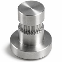 Tornillo de Mariposa Mecanizado de Precisión con Rosca y Moleteado CNC de Acero Inoxidable SS304 Personalizado OEM para Equipos Industriales