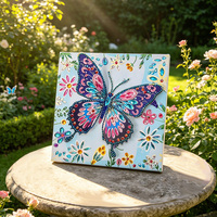 Kit de peinture diamant 3D créatif, peinture diamant 3D papillon, artisanat, jouet fait main pour enfants, cadeaux de vacances, décoration de la maison
