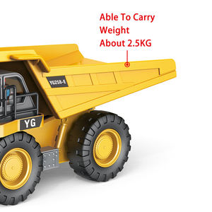 1:24 Scale 9CH 2.4G <strong>RC</strong> <strong>Dump</strong> <strong>Truck</strong> with Metal Construction USB Cable Remote Controller Charger Included for Kids - Product Image 4