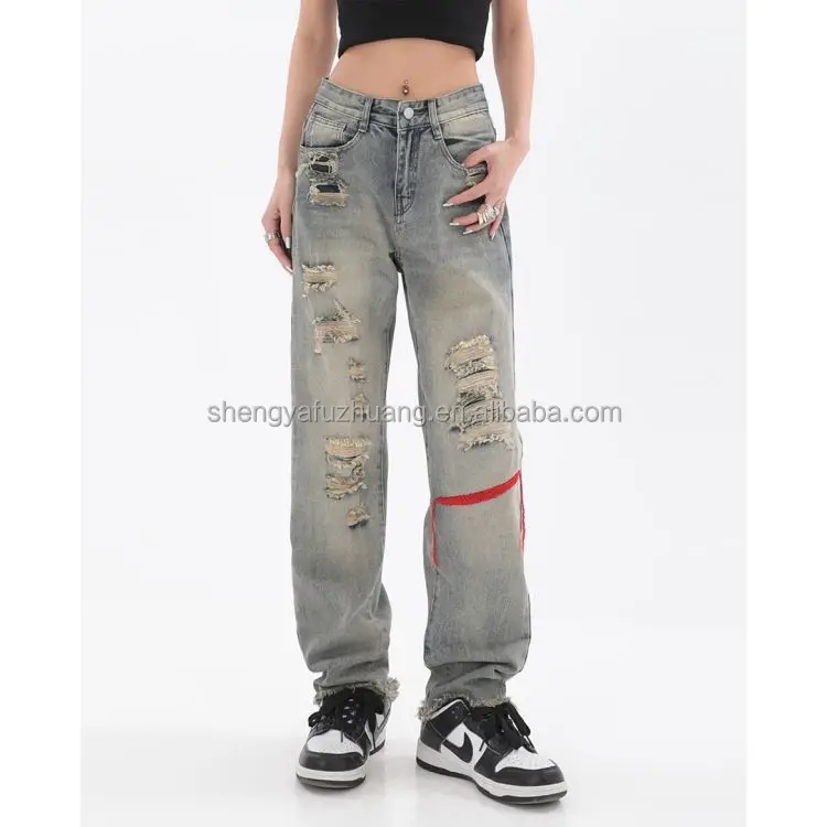 Overstock Apparels Ladies Skinny Denim Cotton Stretch Jean Chinese Stock Lot women's trousers fashion ladies jean