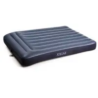 Intex-colchón inflable doble, almohada completa de descanso clásica, Premium flocado, 66768