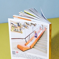 Impression de boîtes personnalisées CMYK, estampage à chaud, papier couché, jouets sportifs pour enfants, instructions, reliure parfaite, carton, livres d'art à couverture souple