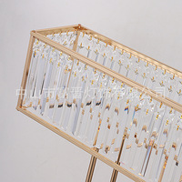 Accessoires de mariage exclusifs transfrontaliers JHMJ Modèle 1065 – Décorations hôtelières en fil métallique style américain avec accents dorés électroplaqués