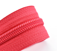 5 #   Fermeture éclair en nylon à glissière automatique en plastique, à extrémité fermée, multicolore, pour vêtements, bagages, sacs à dos, accessoires de couture