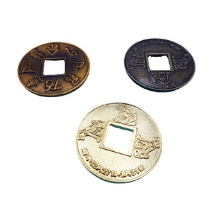 Moneda de Latón Vintage Personalizada, Aleación de Zinc, Diseño Tradicional, Regalo Conmemorativo Coleccionable de Año Nuevo Chino, Color Bronce Redondo - Product Image 5
