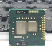 Untuk CPU Core I7 620m 4M/2.66GHz/3333MHz Dual-Core 32nm Socket 940 untuk Laptop HM57 HM55 Kompatibel Bekas Gratis Ongkir