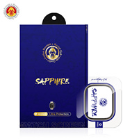 Protection d'écran en verre trempé saphir 0,33 mm, dureté 9H, anti-rayures, couverture intégrale, anti-traces de doigts, pour montre connectée série Ultra
