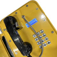 Telepon Anti Ledakan VOIP dengan Layar LCD, Telepon Tahan Api untuk Sistem Komunikasi Pertambangan Bawah Tanah, Telepon Atex