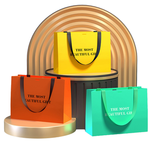Bolsas de Compras de Papel Beige de Lujo con Logotipo de Marca Personalizado, Bolsas de Regalo con su Propio Logotipo - Product Image 5