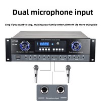 Yüksek Güçlü Bluetooth Amplifikatör Profesyonel Karaoke KTV Sahne Konferans Ses Amplifikatörü Pasif Hoparlör Sistemi için