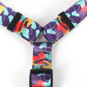 2024 produk hewan peliharaan pabrik desain gratis anjing berbentuk H <span class=keywords><strong>Harness</strong></span> baru Tetoron anyaman kecerahan tinggi dapat disesuaikan anjing <span class=keywords><strong>Mini</strong></span> <span class=keywords><strong>Harness</strong></span> - Product Image 3