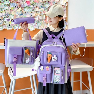 Girls Bag Set Fashion Waterproof Kids Teenager Student <strong>School</strong> <strong>Backpack</strong> <strong>School</strong> Bags for Girls Back to <strong>School</strong> 4 in 1 Set - Product Image 6