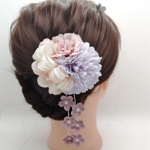 เครื่องประดับผมดอกไฮเดรนเยียสีม่วงบริสุทธิ์และมีเสน่ห์สไตล์ญี่ปุ่นโบราณ เครื่องประดับผมด้านข้าง กิ๊บติดผม เหมาะสำหรับ - Product Image 3