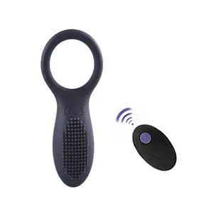 Remote Control Vibrator Elastis Tinggi, Cincin Penis Bergetar Seksual untuk Penunda Ejakulasi Pria dan Stimulasi Wanita