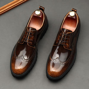 Zapatos de oficina para hombre de cuero genuino de alta calidad, estilo moderno y a la moda, para ocasiones formales. - Product Image 1