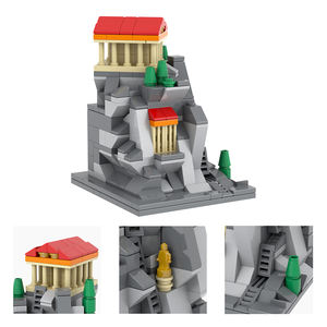 ชุดตัวต่ออาคารชื่อดังซีรีส์เมือง มินิพระราชวังกรีก ของเล่นตัวต่อประกอบเองสำหรับเด็ก MOC4175 - Product Image 6