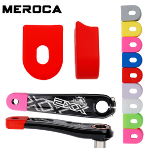 MEROCA, 2 uds., brazo de manivela de bicicleta antideslizante, bota de silicona, cubierta Universal a prueba de polvo para <span class=keywords><strong>MTB</strong></span> y bielas de bicicleta de carretera, gran oferta - Product Image 2