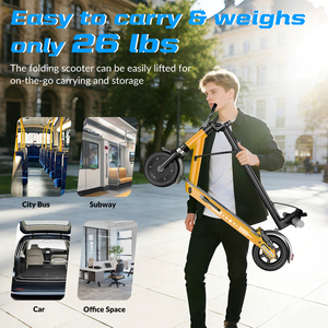 Monopattino Elettrico da Città con Controllo App, Motore 350W, Batteria 36V 10.5Ah, Pneumatici da 10 Pollici e Doppio Sistema di Frenatura - Disponibile da Magazzini EU/USA - Product Image 2