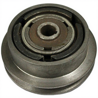 Embrayage de plaque vibrante 150 mm (5,9 po) avec alésage de 20 mm (25,4 mm) (1 po) et courroie trapézoïdale 5/8 po (1/2 po) à poulie simple ou double