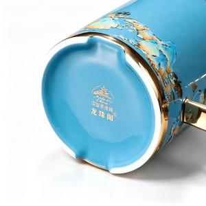 <span class=keywords><strong>Mug</strong></span> rétro en <span class=keywords><strong>porcelaine</strong></span> <span class=keywords><strong>fine</strong></span> de qualité supérieure, motif paysage 'Mille rivières et montagnes', isolé, grande capacité, élégant, pour café et thé - Product Image 2