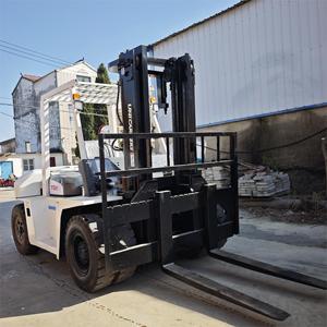 Used TCM FD70 7 Ton Forklift Isuzu Diesel Engine Solid Tires Good Working Condition <b>Second</b> <b>Hand</b> Japan Made - Product Image 5